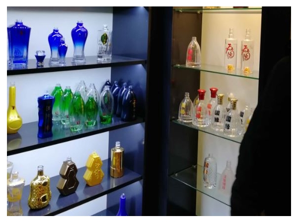 Glass bottle printing and color methods