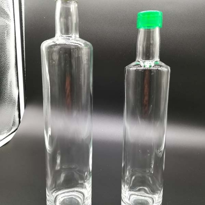 Good quality olive oil glass bottles round and square shape