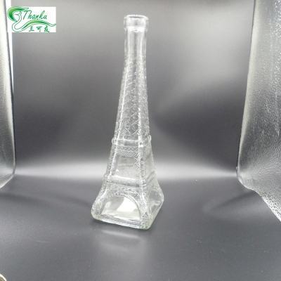 Eifeel tower shape juice bottle