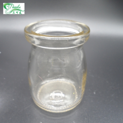 Pudding glass jar