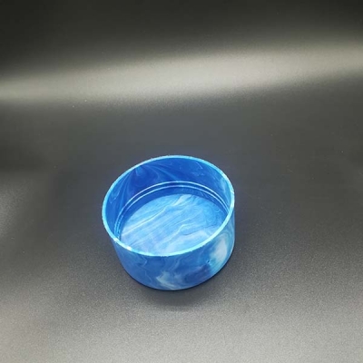 Plastic cap with water printing