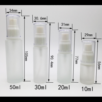 Cylinder cosmetics bottle for perfume spray mist