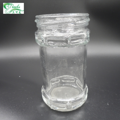 Sauce chilly glass jar