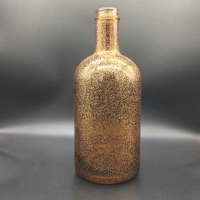 Brown sands frosted effect bottle