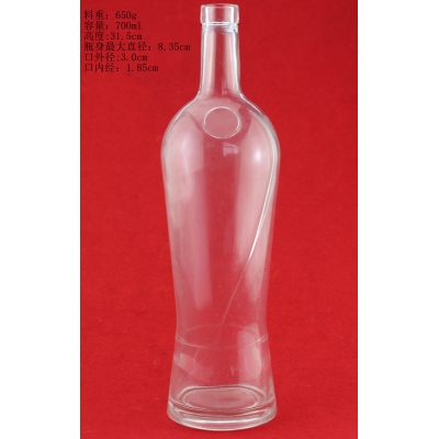 Vodka glass bottle 